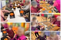 물감놀이(은행잎 단풍)
